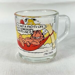 Vintage Garfield Hammock Coffee Cup Or Mug 1978 Jim Davis McDonalds USA